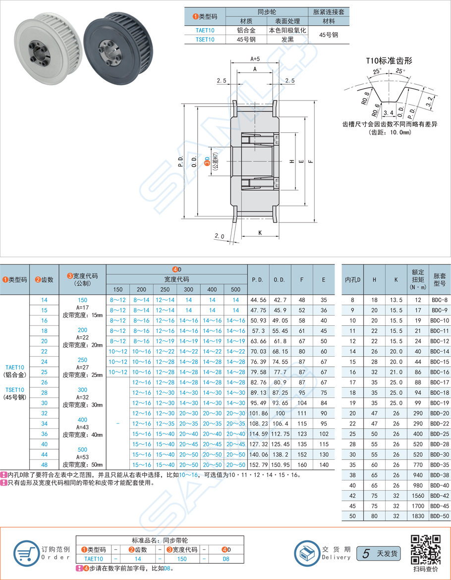 免鍵同步帶輪壽命，普通帶輪壽命